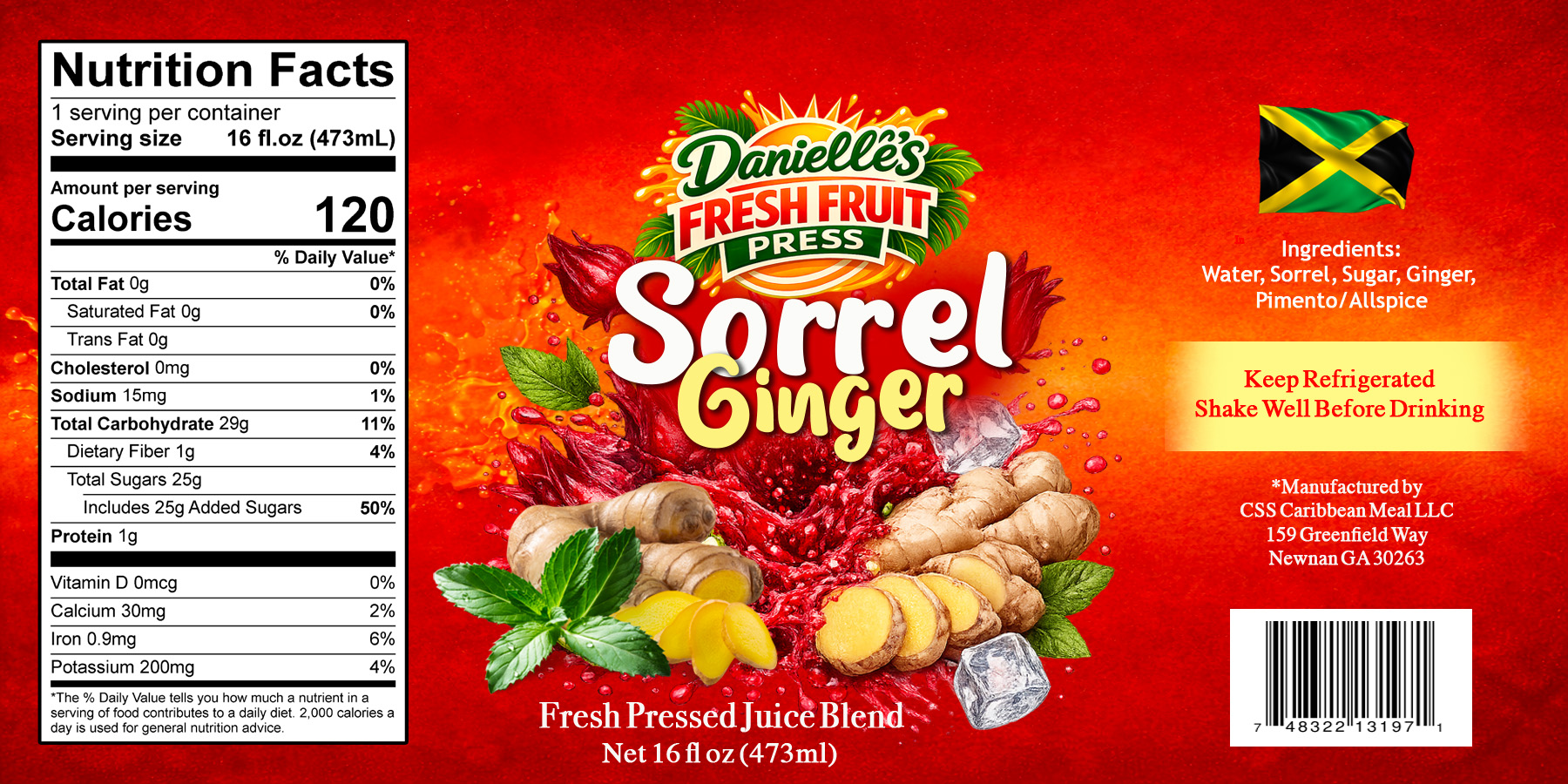 CONSUMER ADVISORY: Danielle's Fresh Pressed Juice Blend Products  