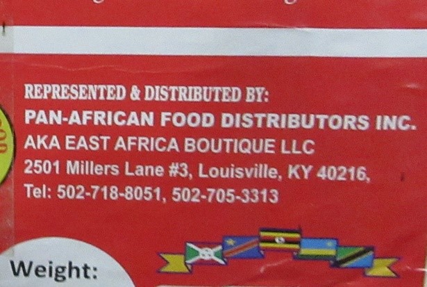 FDA advises consumers, retailers, and distributors not to Use, Eat, Sell, or Serve products from Pan-African Food Distributors Inc. (doing business as East Africa Boutique LLC) as products were held under insanitary conditions