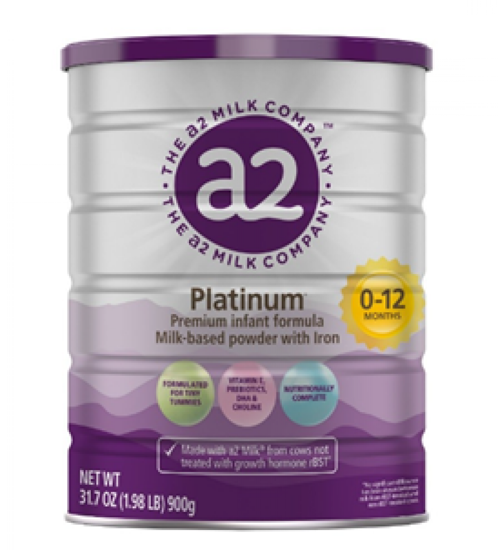 a2 Platinum USA Label Infant Formula Recalled Because of Possible Health Risk