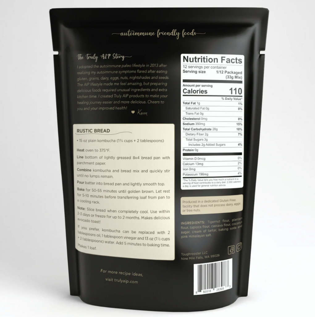 GF Blends Recalls Truly AIP All Purpose Flour and Bread Mix, and EAT G.A.N.G.S.T.E.R. Flat Bread Pizza Mix Due to Potential Undeclared Wheat Gluten