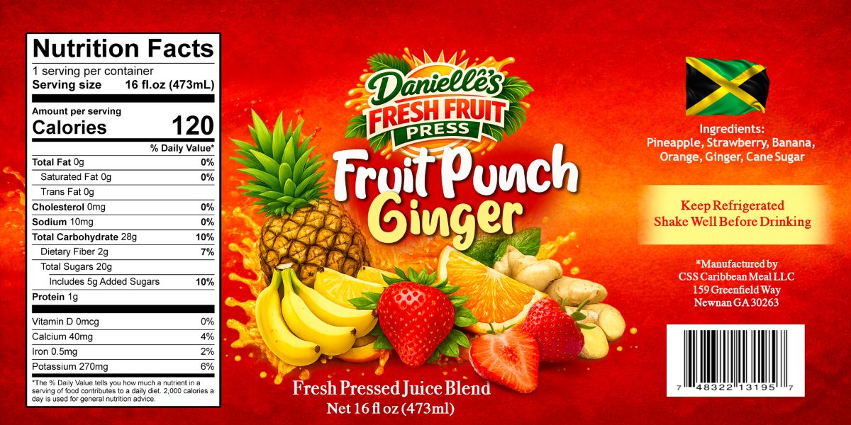 CONSUMER ADVISORY: Danielle's Fresh Pressed Juice Blend Products  