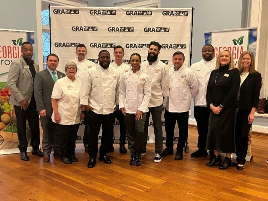 Commissioner Tyler J Harper and Georgia Grown Chefs Commissioner Tyler J Harper and Georgia Grown Chefs