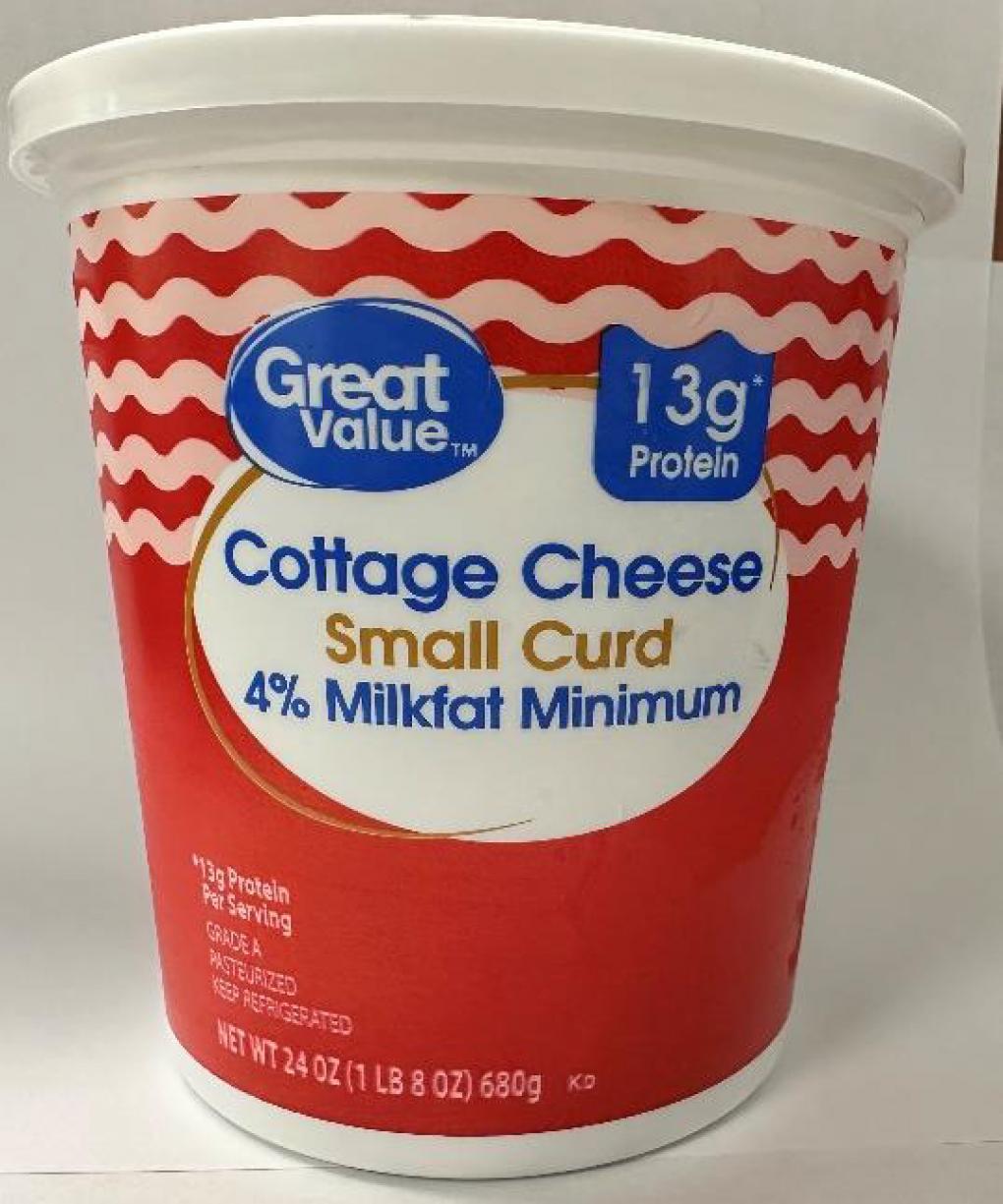 Saputo USA Recalls Great Value Cottage Cheese Because of Possible Health Risk