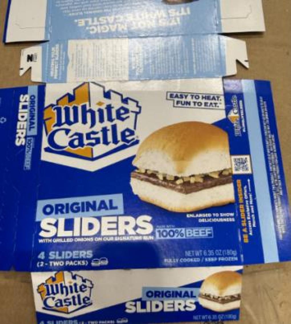 White Castle Frozen Food Division Recalls Frozen 4-Count Cartons of Original Sliders Due to Undeclared Milk and Soy White Castle Frozen Food Division Recalls Frozen 4-Count Cartons of Original Sliders Due to Undeclared Milk and Soy