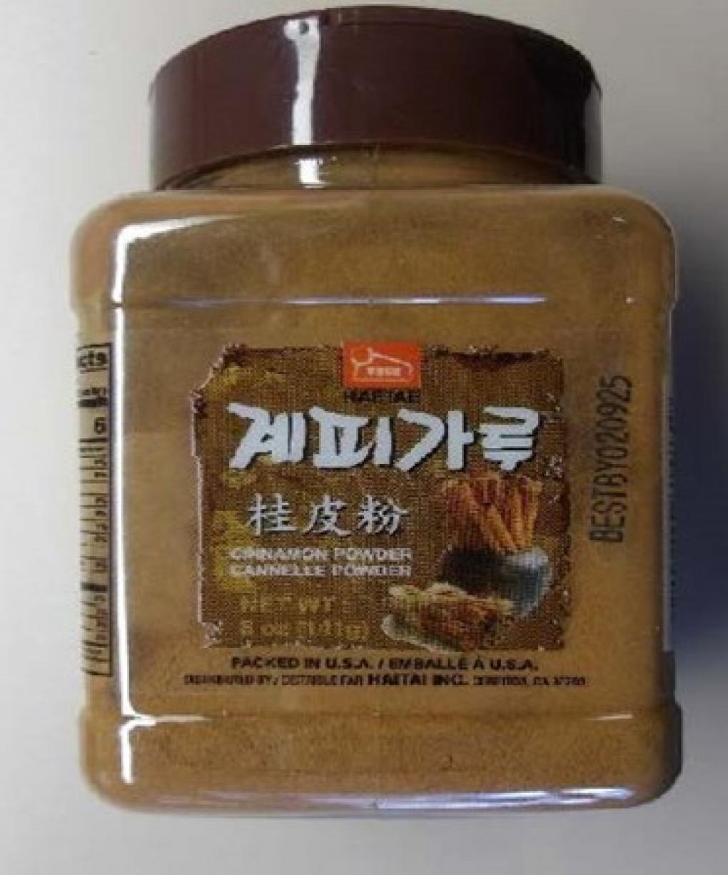 Haitai, Inc. Recalls Haetae (HT) Brand Cinnamon Powder 8 oz of Possible Risk Haitai, Inc. Recalls Haetae (HT) Brand Cinnamon Powder 8 oz of Possible Risk