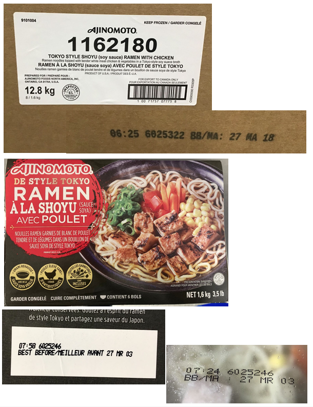 Ajinomoto Foods North America, Inc. EXPANDS Recall due to Possible Foreign Matter Contamination