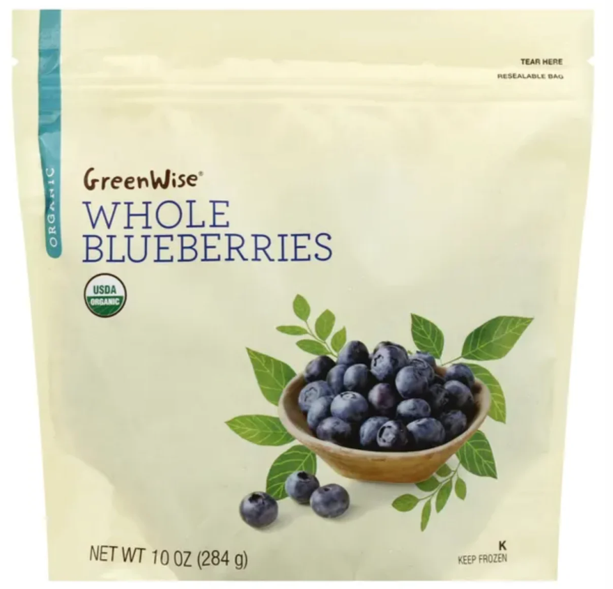Georgia Food Recall - Frozen GreenWise Organic IQF Blueberries