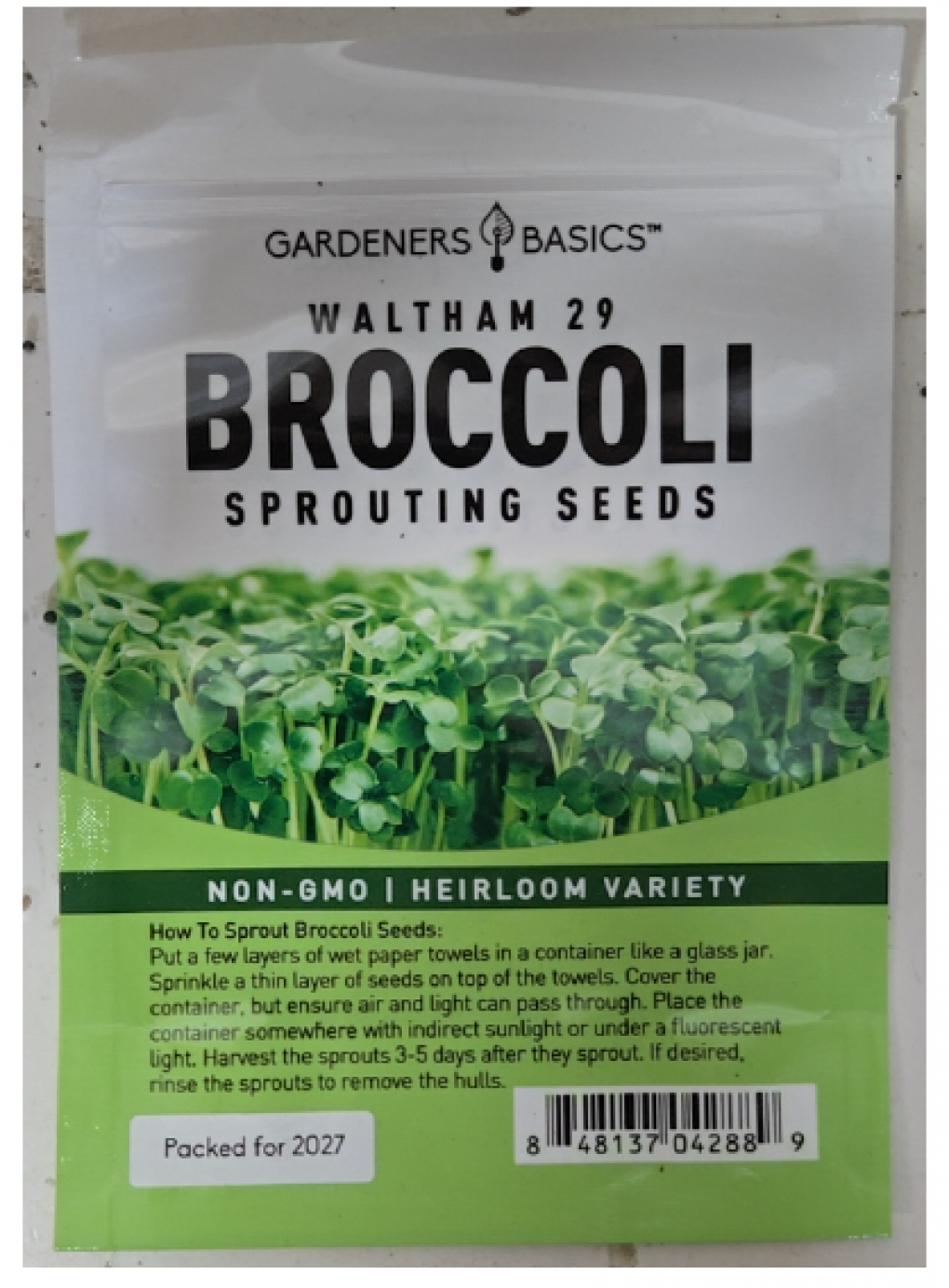 Gardeners Basics Recalls Waltham 29 Broccoli Sprouting Seeds Due to Possible Salmonella Contamination