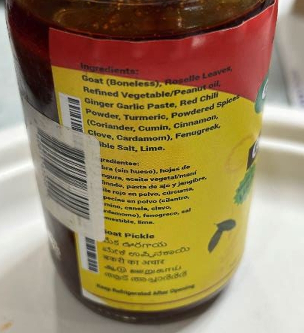 Indus Foods, LLC DBA Gangothri Foods Recalls Ready-To-Eat Pickled Goat and Chicken Products Produced Without Benefit of Inspection Indus Foods, LLC DBA Gangothri Foods Recalls Ready-To-Eat Pickled Goat and Chicken Products Produced Without Benefit of Inspection