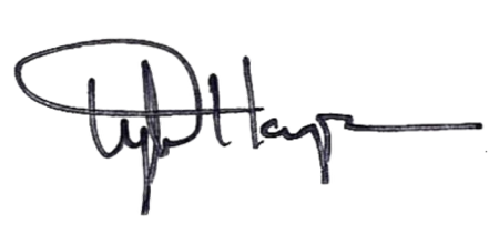 Signature of Tyler J Harper, Commissioner of Agriculture