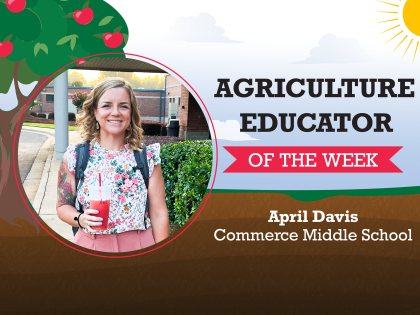 Agriculture Educator April Davis