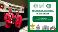 Agriculture Educator of the Week - Wesley Paulk