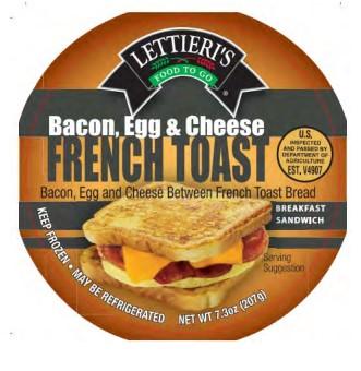 Bacon, egg and cheese breakfast sandwich products recalled due to misbranding and undeclared sesame