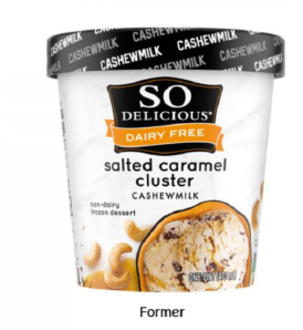 So Delicious Dairy Free® Salted Caramel Cluster Frozen Dessert Pints Voluntarily Recalled by Danone U.S. Due to Potential Presence of Foreign Material So Delicious Dairy Free® Salted Caramel Cluster Frozen Dessert Pints Voluntarily Recalled by Danone U.S. Due to Potential Presence of Foreign Material