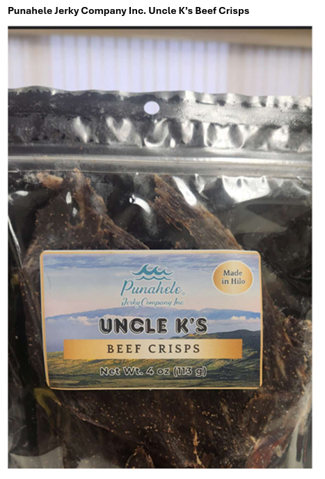 FSIS Issues Public Health Alert for Ready-To-Eat Beef Jerky Products Due to Misbranding and Undeclared Allergen